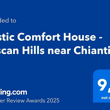 Rustic Comfort House - Tuscan Hills Near Chianti Apartamento